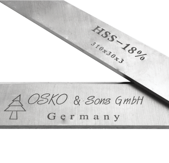 Osko Single Planer Knife HSS 18